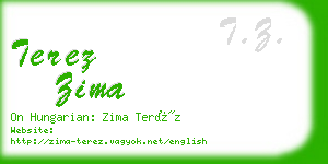 terez zima business card